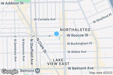 Map image of the property - 827 W Roscoe St