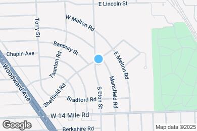 Map image of the property - 1527 S Eton St