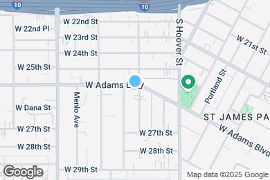 Map image of the property - A41--1204-1208 West Adams Blvd.