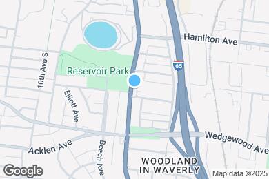 Map image of the property - 1706 8th Ave S