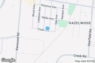 Map image of the property - 5555 Cook Ave