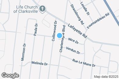 Map image of the property - 400 Nice Dr