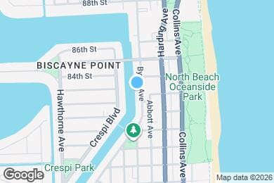 Map image of the property - 8300 Byron Ave