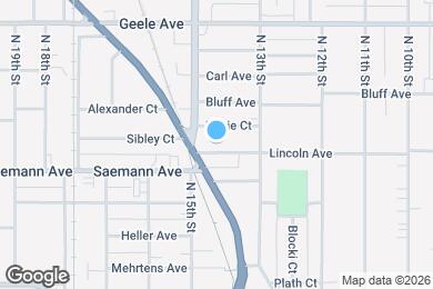 Map image of the property - 1416 Lincoln Ave