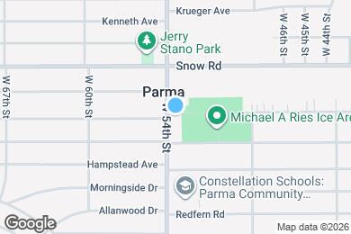 Map image of the property - 5869 W 54th St