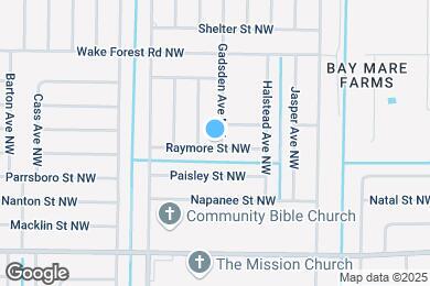 Map image of the property - 1504 Gadsden Ave NW