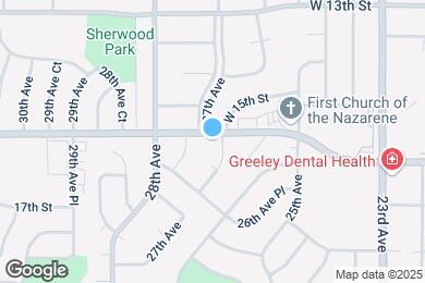 Map image of the property - 1601 27th Ave