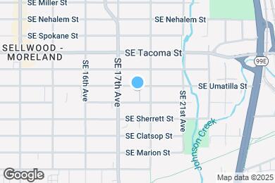 Map image of the property - 1809 SE Harney St