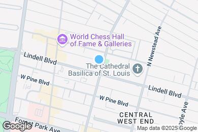 Map image of the property - 4501 Lindell Blvd