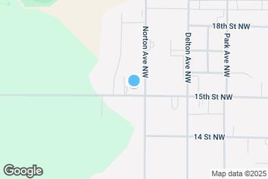 Map image of the property - 1009 15th St NW