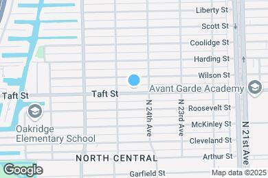 Map image of the property - 2421 Taft St