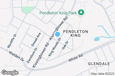 Map image of the property - 1725 King Woods Dr, APT A