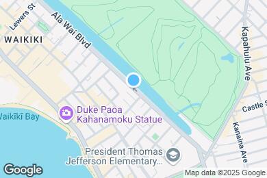Map image of the property - 2345 Ala Wai Blvd