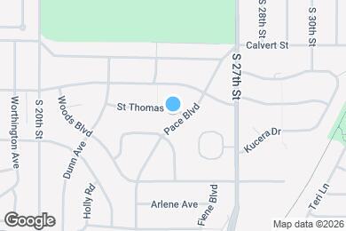 Map image of the property - 2535 Saint Thomas Dr