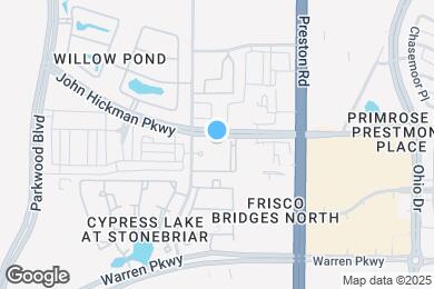 Map image of the property - Overture Frisco 55+ Active Adult Apartment Homes