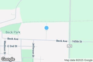 Map image of the property - 625 Beck Ave
