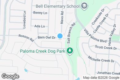 Map image of the property - 1825 Shoebill Dr