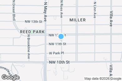 Map image of the property - 1207 N Ross Ave