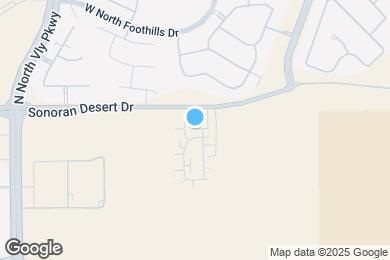 Map image of the property - 2121 W Sonoran Desert Dr
