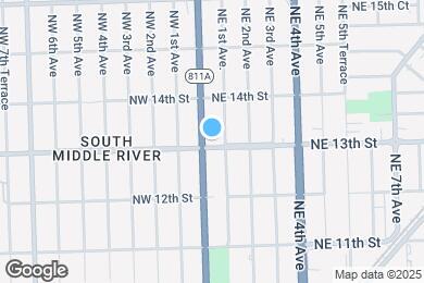 Map image of the property - 35 NE 13th St