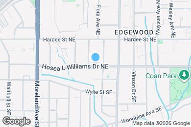 Map image of the property - 1326 Hosea L Williams Dr NE