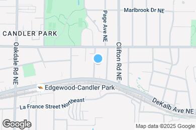 Map image of the property - 341 Glendale Ave NE