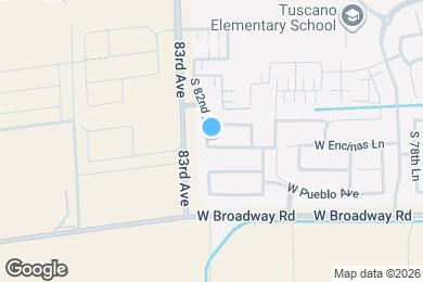 Map image of the property - 8224 W Encinas Ln