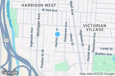 Map image of the property - 880 Harrison Ave
