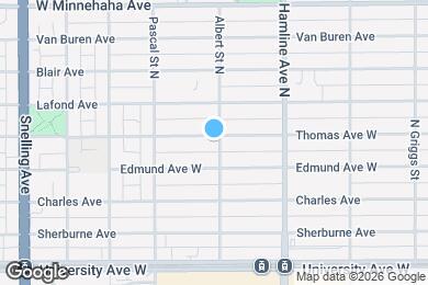 Map image of the property - 1402 Thomas Ave W