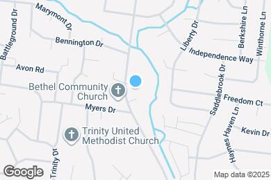 Map image of the property - 821 Corner Ct