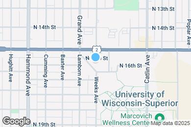 Map image of the property - 1530 Grand Ave