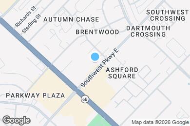 Map image of the property - 200 Bucknell Ct