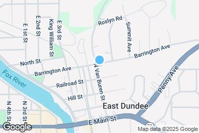 Map image of the property - 316 N Van Buren St