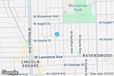 Map image of the property - 2220 W Ainslie