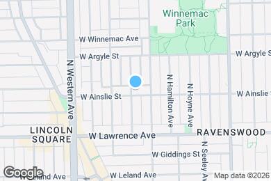 Map image of the property - 2220 W Ainslie St