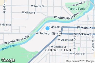 Map image of the property - 920 W Jackson St
