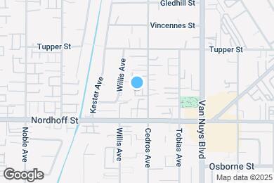 Map image of the property - 9155 Cedros Ave