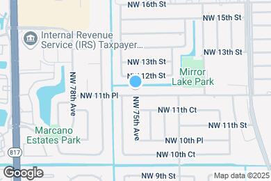 Map image of the property - 7491 NW 11th Pl