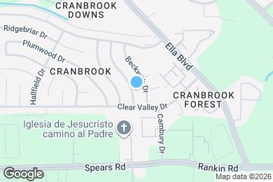 Map image of the property - 13822 Cantwell Dr