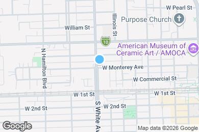 Map image of the property - 591 W Monterey Ave