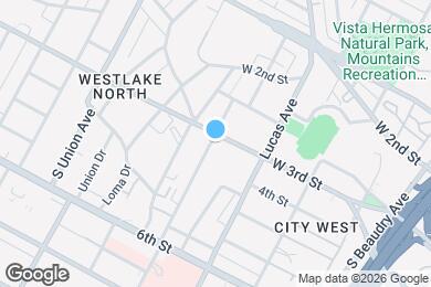 Map image of the property - 1454 W 3rd St