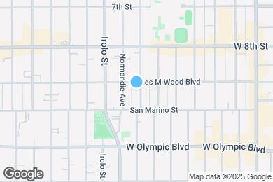 Map image of the property - 909 S Mariposa Ave