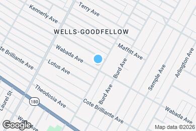 Map image of the property - 5605 Wabada Ave