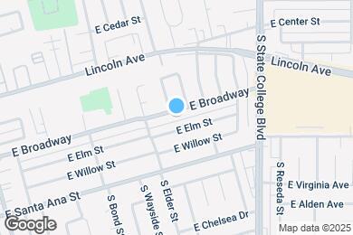 Map image of the property - 1712 E Broadway