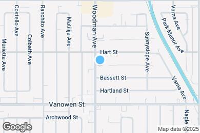 Map image of the property - 6924 Woodman Ave