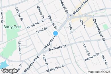 Map image of the property - 790 Western Ave