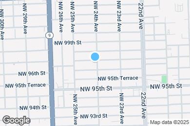 Map image of the property - 9624 NW 24th Ave
