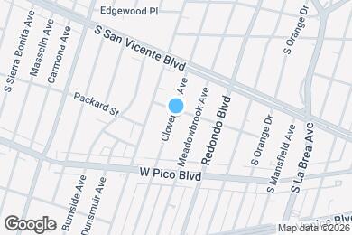 Map image of the property - 1306 1/2 S Cloverdale Ave