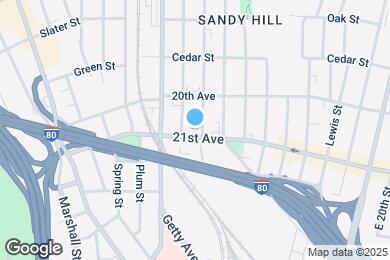 Map image of the property - 217 21st Ave