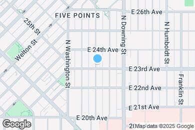 Map image of the property - Charming Five Points home with outdoor oas...